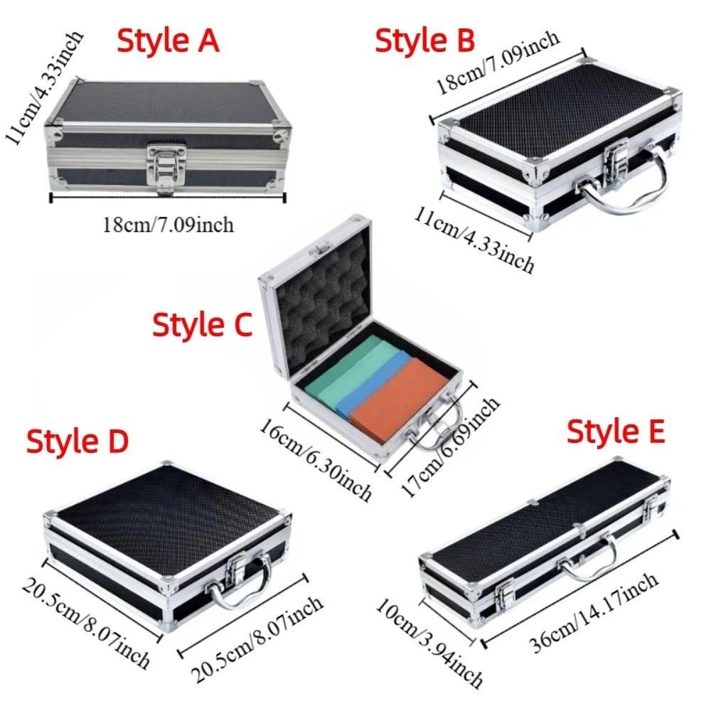 Drop-Resistant Aluminum Zinc Zinc Alloy Tool Box Impact Resistant Safety Briefcase  Instrument