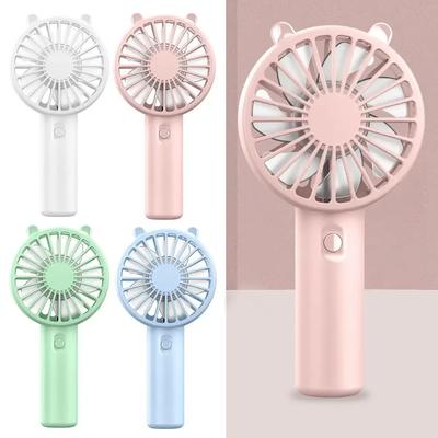 Tragbarer Handventilator Kleiner Kühlventilator USB Wiederaufladbar Wimpern Wimpern Stiller Kühler Handventilator Mini USB Wiederaufladbar Schreibtisch