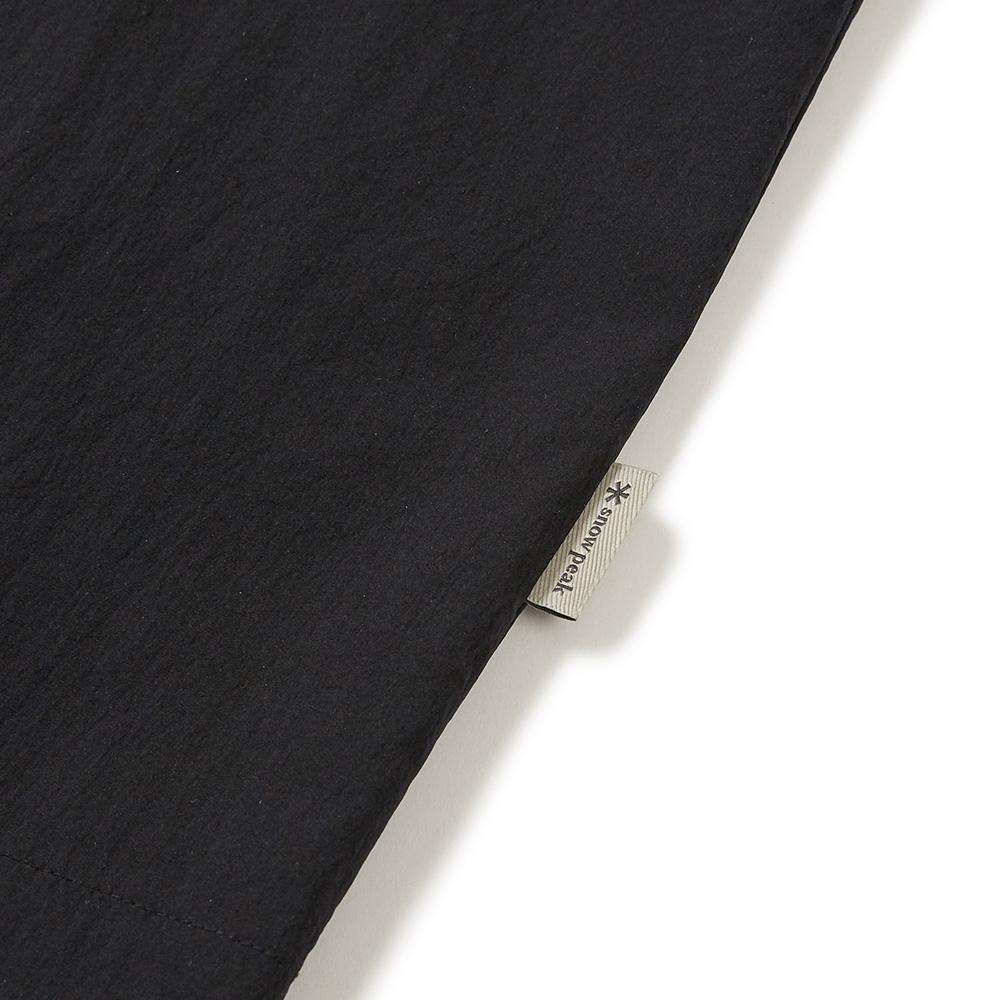 [Snowpeak] Root Women's Semi-Crop Pocket Short-Sleeve Shirt Black (S24MWRSH61)