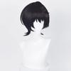 Cosplay Wig with Net, Sakuma Rintsuki, Heat-Resistant, Black