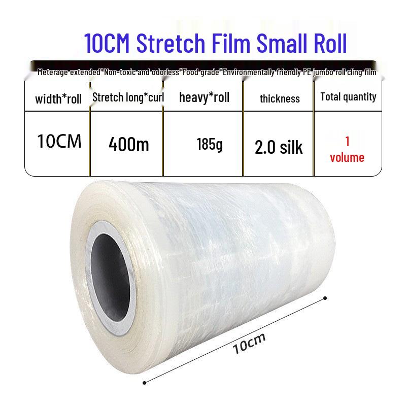 Selbstklebende Frischhaltefolie: PE-Rollen für Pflanzenveredelung & Auslaufsichere Takeaway-Versiegelung (3-25cm)