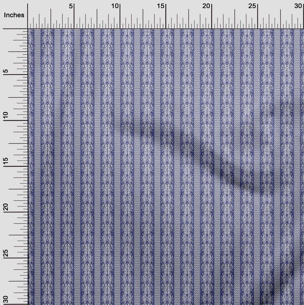 oneOone Cotton Flex Dark Purple Fabric Asian Block Dress Material Fabric Print Fabric By The Yard 40 Inch