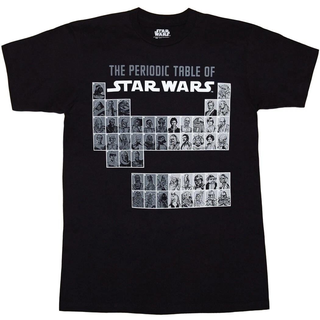 The Periodic Table of Star Wars T-Shirt XXL