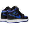 Jordan 1 Mid GS Black Hyper Royal 554725-068