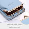 Women Wallet Large Capacity Mobile Phone Bag Card Slot  Shoulder Strap