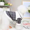 Koreanische Karo-Fleece Hunde-Winterjacke – Warmer Sherpa-Plaid-Mantel (S~XXL)