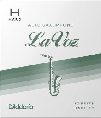 La Vose Alto Saxophone Hard RJC10HD Reeds, (10-pack)