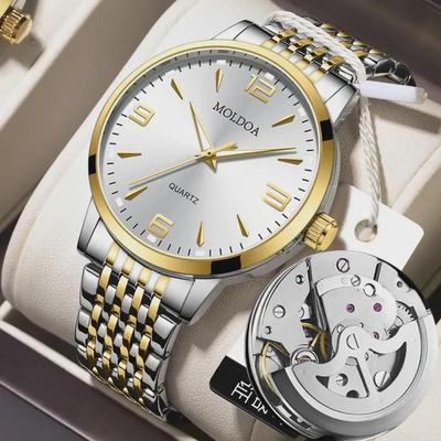 Vollautomatische Herrenuhr mit Kalender und Leuchtfunktion – Mechanischer Stil, wasserdicht, Lieferung in einem Stück