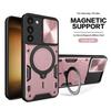 Suitable for Samsung Note20 Car Magnetic Suction Mobile Phone Case Samsung S23ultra Push Window Anti Fall Protection Case