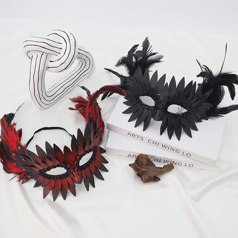 Halloween Owl Bird Beak Half Face Mask Masquerade Carnival Party