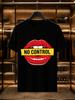 2026 New Arrival 100 Cotton Tshirt No Control Red Lips Pop Art Print Crew Neck Unisex Casual Short Sleeve Tee