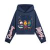 Kids Casual Fashion American Flag Printed Long Sleeve Hooded Sweatshirt