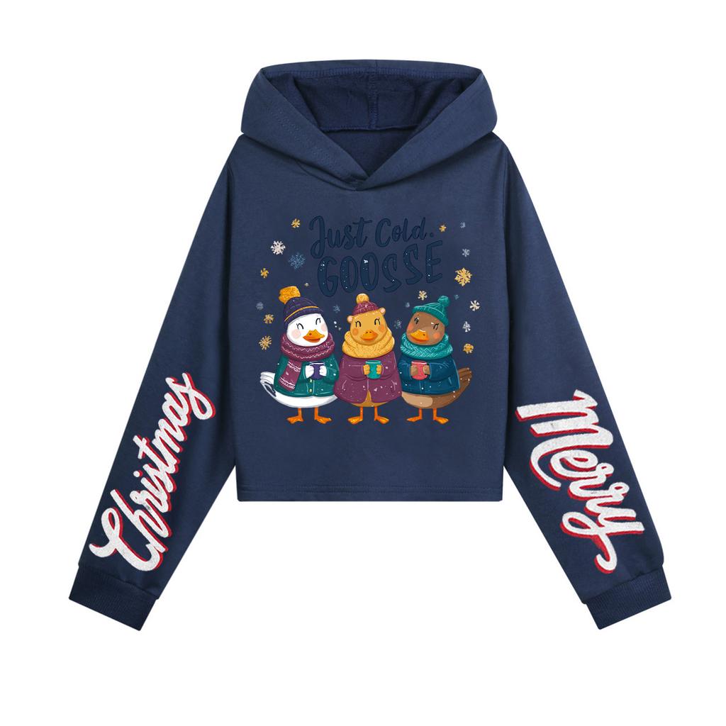 Kids Casual Fashion American Flag Printed Long Sleeve Hooded Sweatshirt