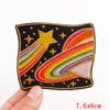 Cartoon Patch Sun Moon Embroidered Patches DIY Iron On Patches For Clothing Jackets Jenas Backpack Sew Embroidery Badges Sticker