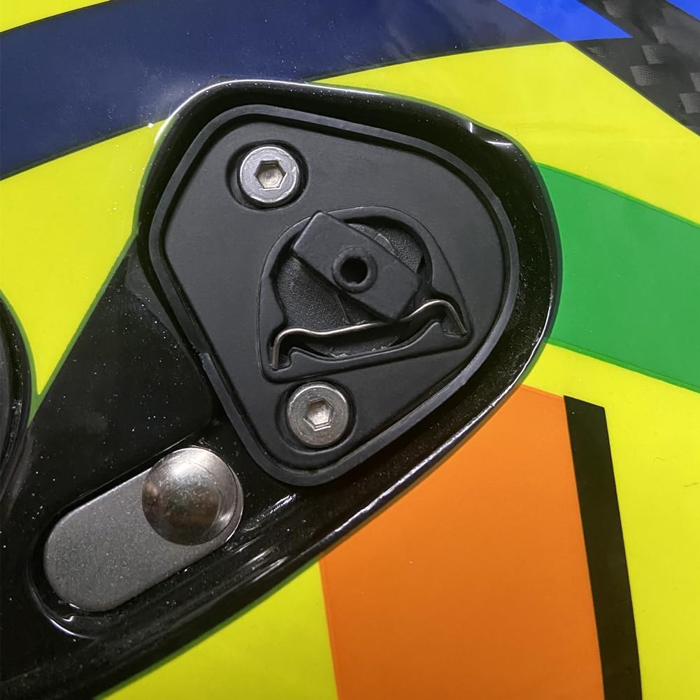 Piastra Base GPR per Casco Accessori per AGV Pista GPRR, Kit Perni Corsa R Base di Ricambio per Visiera