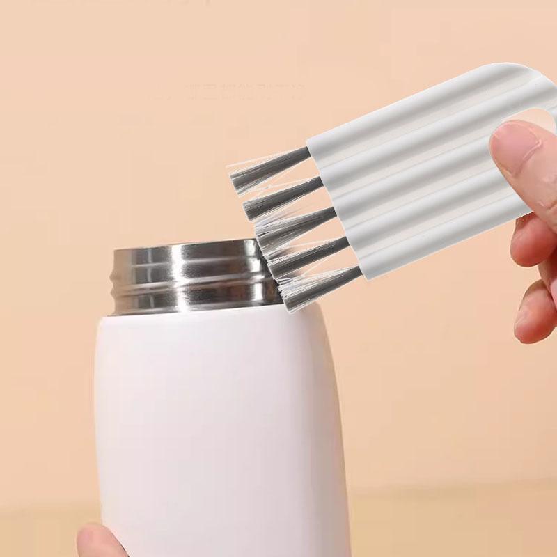 

Гибкая щетка для крышки чашки Бытовая щетка для крышки Щетка для бутылки-термоса Щетка для пазов Чистящая щетка Щетка для чистки чашки