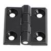 40/50/60mm Beschläge Einsteckscharniere Tür Metall Schwarze Scharniere Schrank Aluminiumkasten Rückklappe Schuppen Beschläge Scharnier Für Möbel