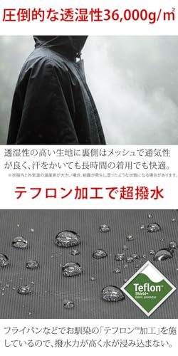 Radweather Waterproof and Breathable Rain Poncho (Khaki)