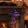 Seasonal Lawn Ornaments Halloween Honeycomb Witch Leg Ornament, Foldable Paper Creepy Garden Hanging Decoration for Party, Holiday Home Decor Festive