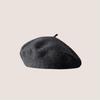 Vintage Wool French Beret for Women Solid Fashion Simple Casual Beret Solid Classic Breathable Soft Comfortable Hat for Fall Winter