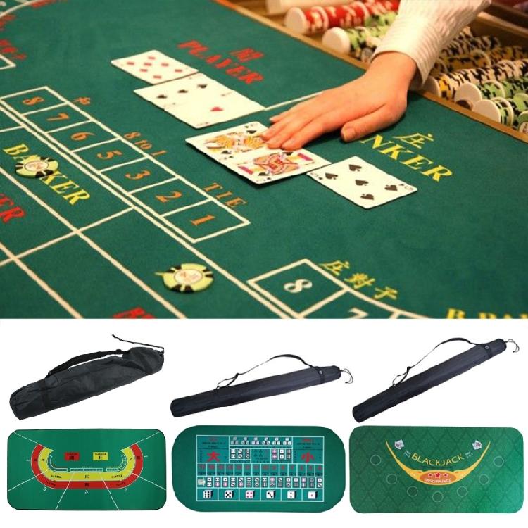 Table Mat Poker Mat Baccarat Dice Blackjack Desk Pad Party Board Game Tablecloth