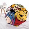 Winnie and Friends Themed Travel Umbrella-8 Ribs Automatic Opening and Closing, Portable Folding Design, Compact and Stylish Umbrella