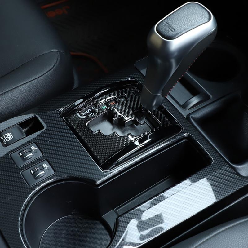 Central Gear Shift Panel Decoration Cover Frame Trim Stickers for 4runner 2010-2021 2022 2023 Car Interior Moulding Accessories