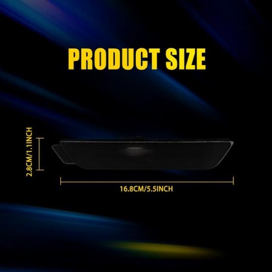 Rear Smoked Left Right Side Marker Light Housing Fit 2010-2015 Chevrolet Camaro