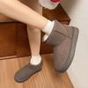 Fleece-lined Platform Booties Round Toe Ladies Shoes Hot On Offer Trend 2025 Women's Snow Boots High Quality Fashion Footwear