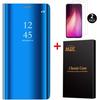 Case - Xiaomi - Redmi Note 8 - Mirror - Tempered Glass - Stand Function