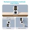 IP CCTV Camera Dual Lens Fhd Indoor Home Security Surveillance Camera Two Way Audio Wireless Baby Monitor  PTZ Security Camera