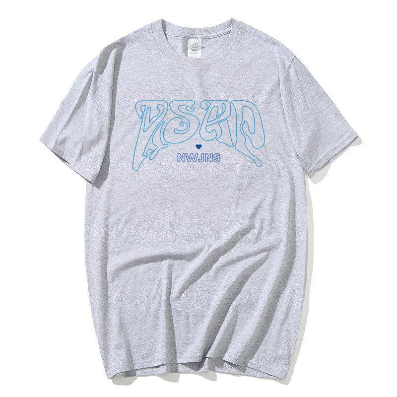 Kpop Combination Girl Group Peripheral Harajuku Print Fashion Men'S And Women'S T-Shirts Top Short Sleeves