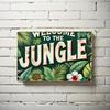Retro Jungle Tin Sign 12x8 Inch Wall Decor for Home Bar Cafe