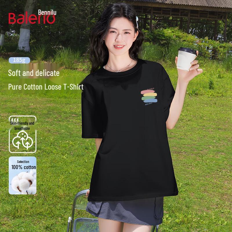 Baleno Women s Pure Cotton Printed Short Sleeve T-Shirt 2XL