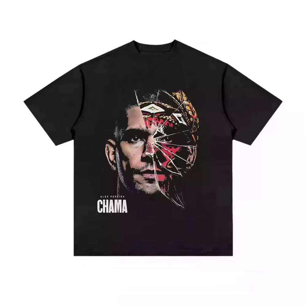 2026 Nouveau Classique Star UFC Imprimé Coton Respirant Marque de Mode Y2K Haut Été Hommes Femmes Manches Courtes T-Shirt Unisexe