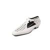 Soft! Square Head Woven T-strap Small Leather Shoes Retro Genuine Leather Mary Jane Shoes Women's 2025 New Shallow Hollow Single Shoes