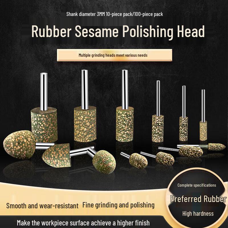 Ally Bullet-shaped Rubber Polishing Bits