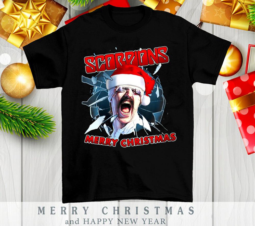 New Scorpions Blackout Christmas Gift For Xmas Black Full size Gift Shirt Unisex T-Shirt XXL