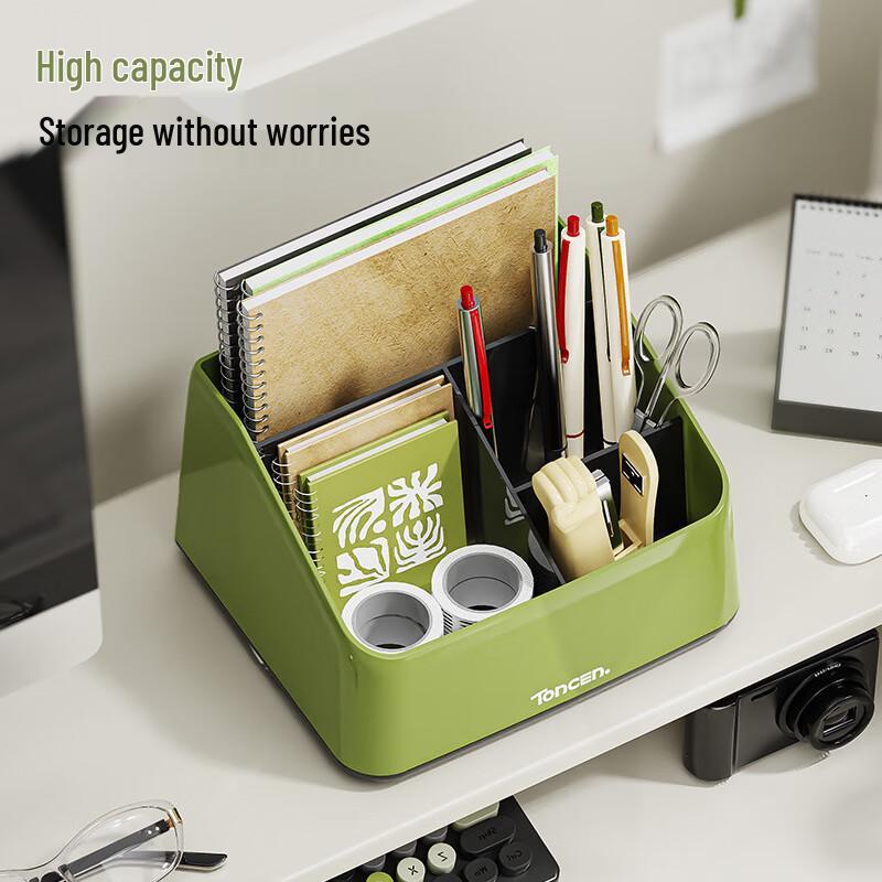Desktop Multi-compartment Plastic Makeup Organizer