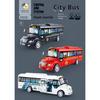 1/30 Scale Inertia Sliding Campus Bus Car Model Simulation Sound and Light Music Educational Toy Bus Car Toy Children's Birthday Gift