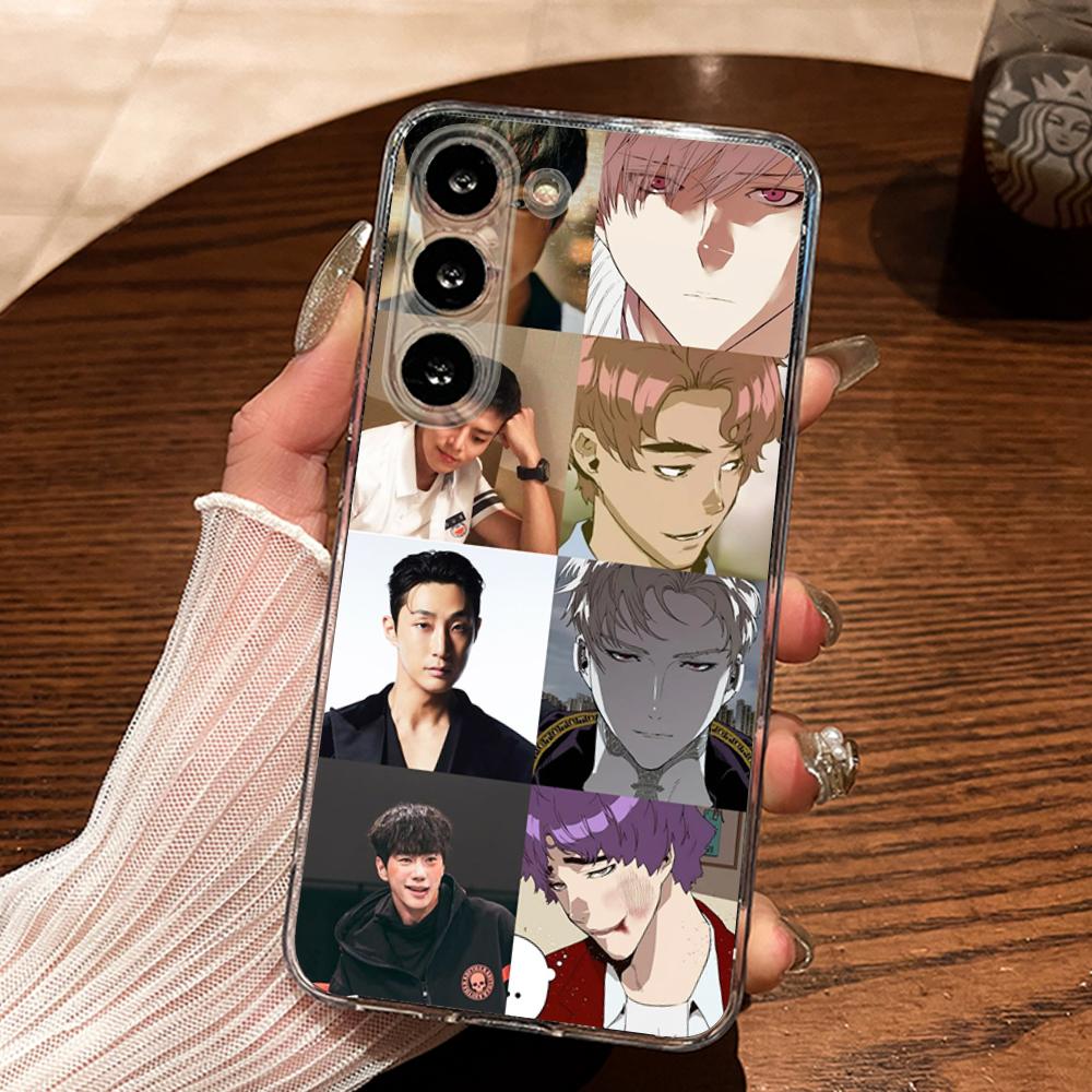 Weak Hero Korea Series Phone Case Silicone For Samsung S30,23,21,22,20 FE lite,S10,9,PIus Note20ultra Soft Transparent