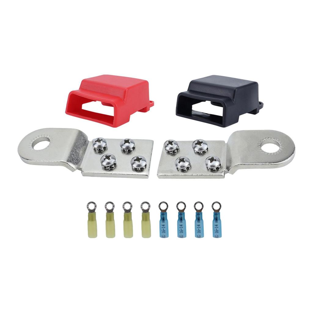 Premium Quality Reliable Positive And Negative Terminal Connector Set Easy Installation Heavy Duty 100A 32V Replacement for