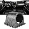 52mm 2in Carbon Fiber Style Single Hole Dash Gauge Pod Meter Mount Holder Cup Car Refitting