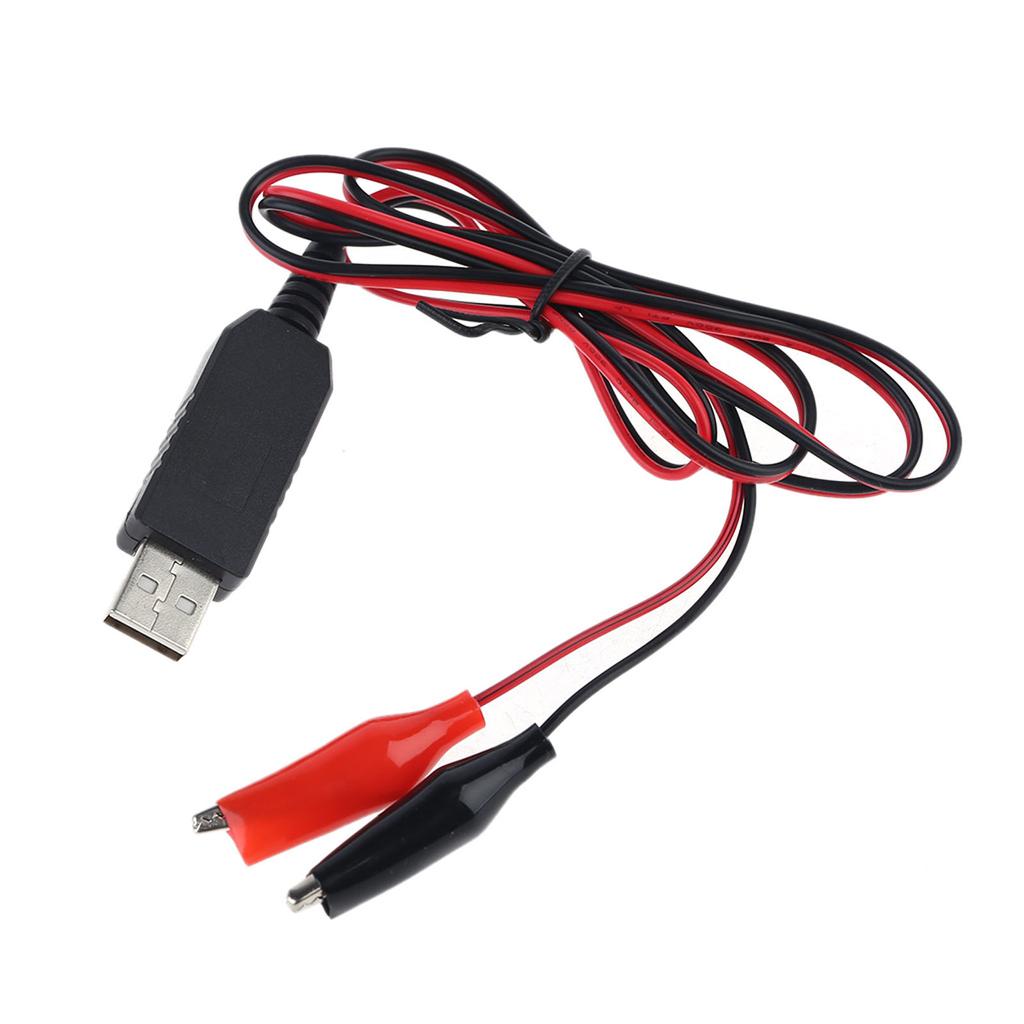 USB to 1.5V Power Cable for Clock Thermometer LED Toys and more device 2M