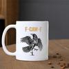 Funny Bird Ceramic Mug Large Capacity Handmade Coffee Cup Decorative Humorous Tea Mug for Home Office