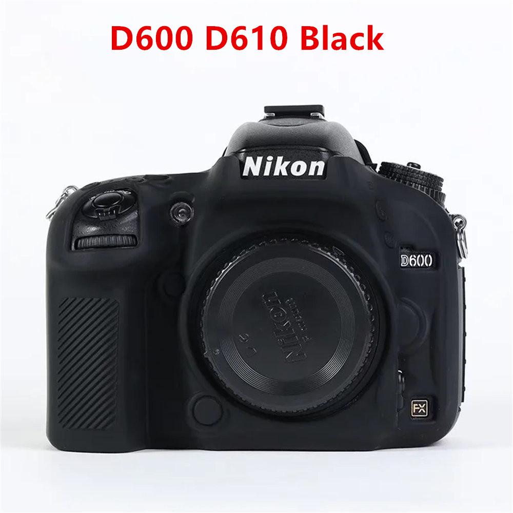Soft Silicone Rubber Armor Camera Bag Case For Nikon Z50 Z6 Z7 Z6II Z7II D5500 D5600 D7000 D7100 D7200 D600 D610 D750 DSLR Cover