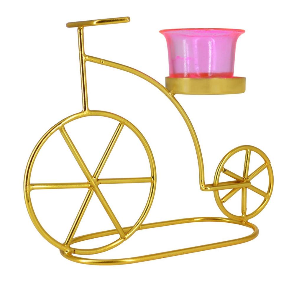 Decorative Candle Holder Stand, Festive Decor, Home Decoration Items for Living Room, Votive Glass Cycle Tealight Candle Holder, Christmas Decorations