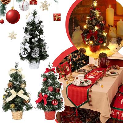 Décorations de Noël Maison Chambre Fête Arbre de Noël Artificiel Bricolage Enfant Artisanat Cadeau Nouvel An 2025