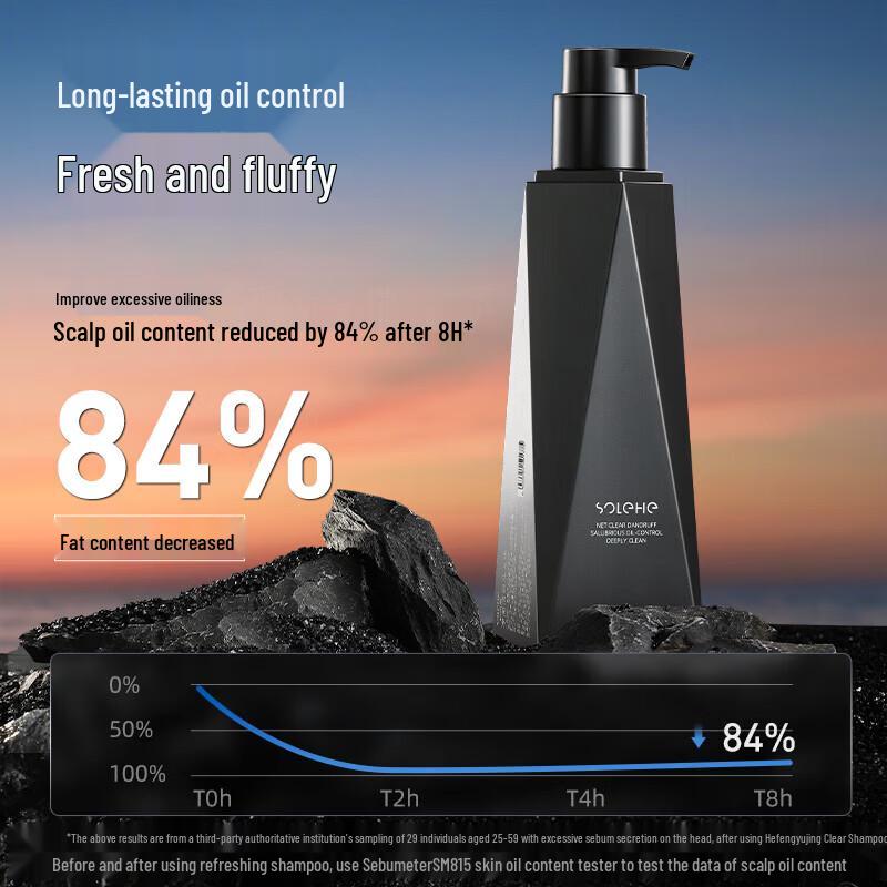 Hefengyu Men's Refreshing Anti-Dandruff Shampoo