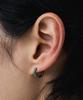 Scalettoblack Rsm016 Western Huggies Earrings
